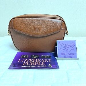 Burberry Brown Leather Crossbody Bag